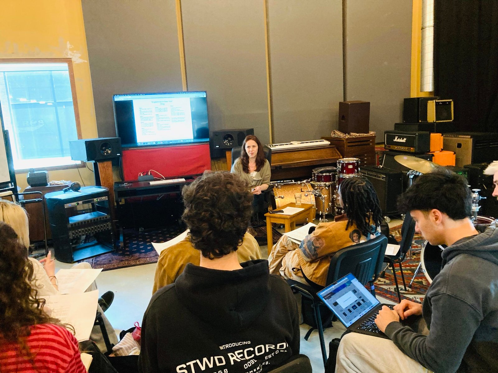 Lyrics workshop session